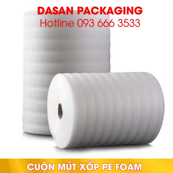 Cuộn mút xốp PE Foam - Vật Liệu Đóng Gói Dasan Packaging - Công Ty TNHH Dasan Packaging